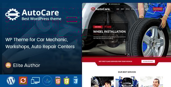 Auto Care - Car Mechanic WordPress Theme Logo